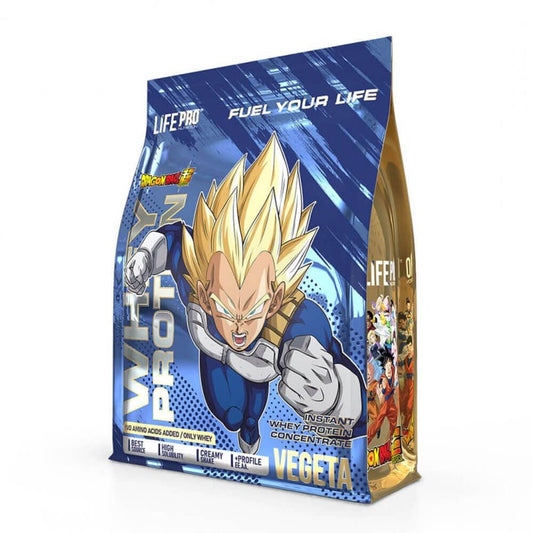 Whey Protein Dragon Ball Super Edição Limitada Vegeta da marca LifePRO em Proteína de soro de leite (Whey)