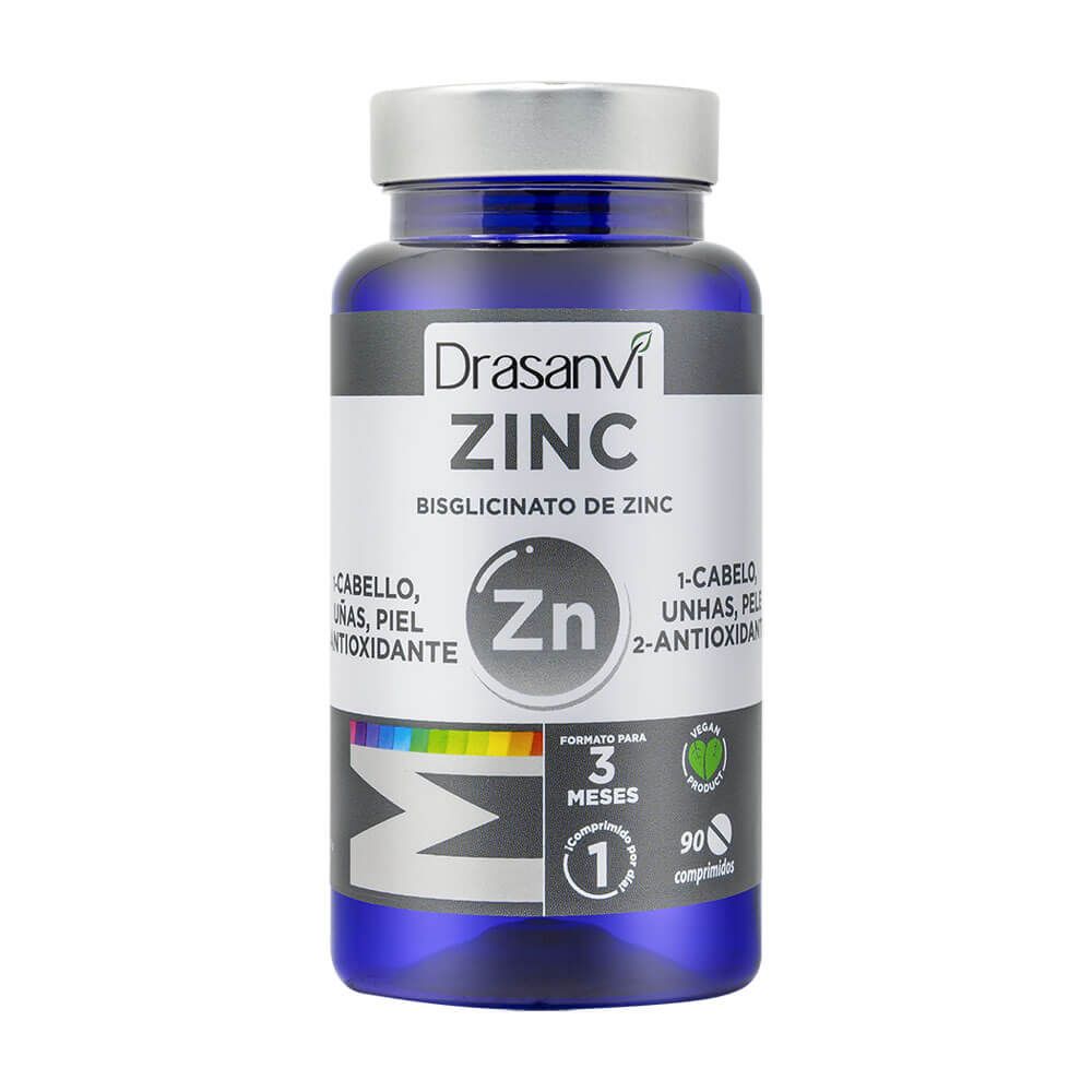 Mineral Bisglicinato de Zinc bote de 90 tabletas suplemento de minerales del fabricante Drasanvi