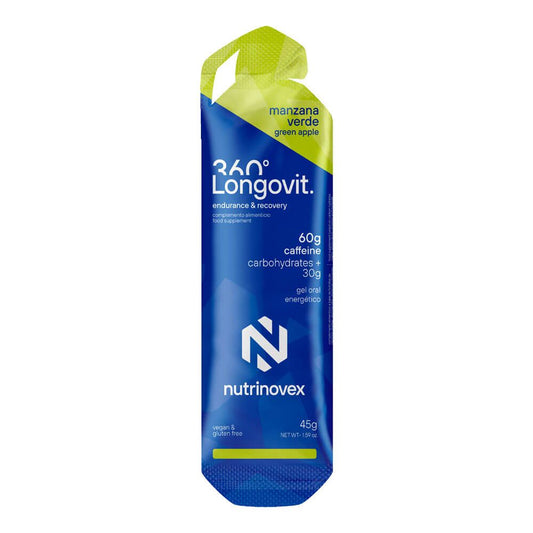 Gel Longovit 360 com Cafeína da marca Nutrinovex em Energéticos