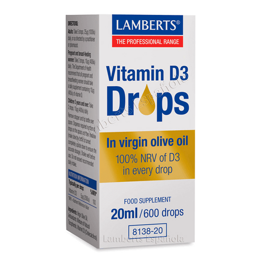 Vitamina D3 Líquida da marca Lamberts em Lamberts