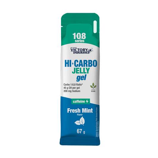 Gel Hi Carbo Jelly Gel com Cafeína 1:0,8 Series da marca Victory Endurance em Energéticos