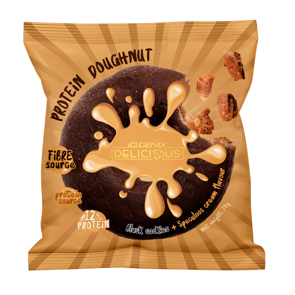 Rosquilla Protein Doughnut bote de 70g en la categoría tabletas de chocolate de IO.Genix