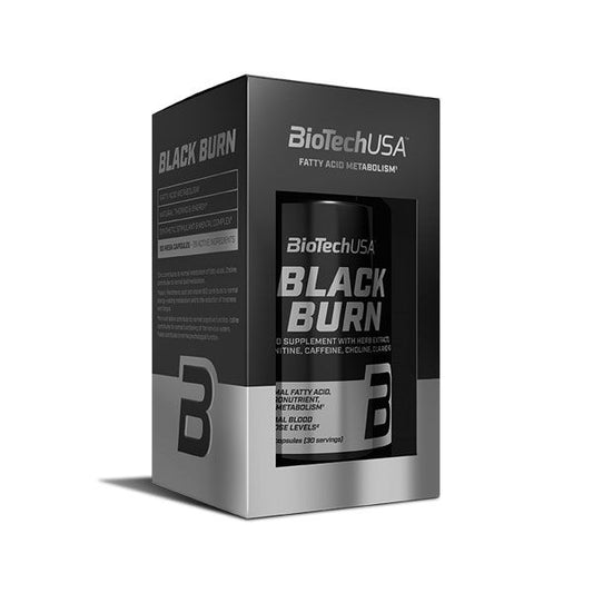 Black Burn em cápsulas da marca Biotech USA em L-Carnitina e cafeína