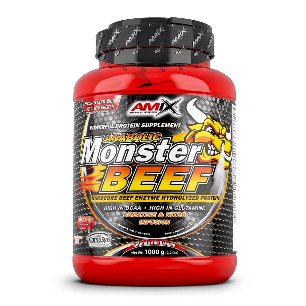 Monster Beef de 1kg de la marca Amix Nutrition complemento alimenticio de proteína de carne