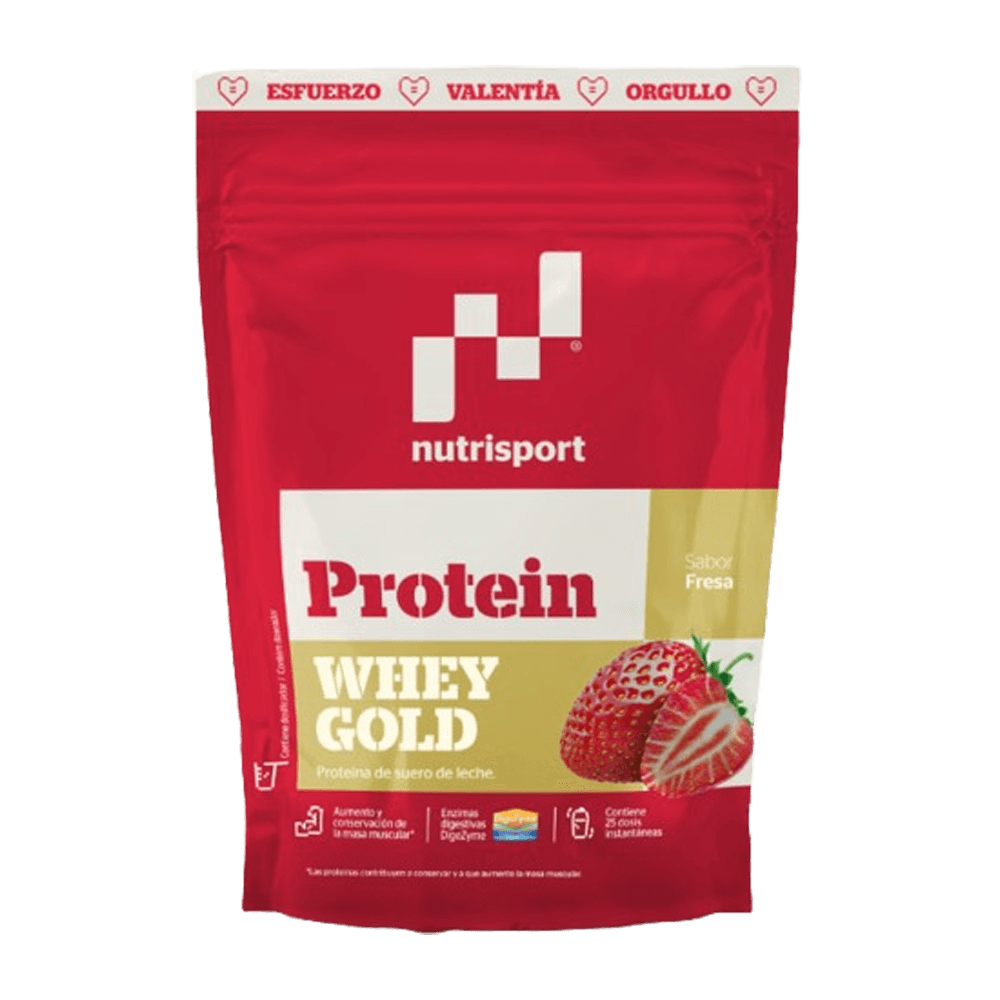 Whey Gold Protein de 500g suplemento de proteina de suero whey de Nutrisport
