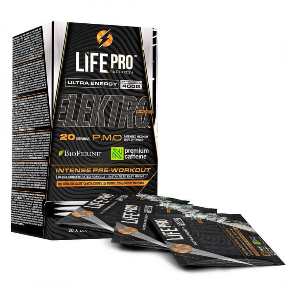 Elektro bote de 20x20g de LifePRO en la categoría pre entreno