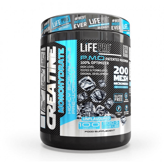 Creatina Monohidrato 200 Mesh da marca LifePRO em Creatina monohidratada