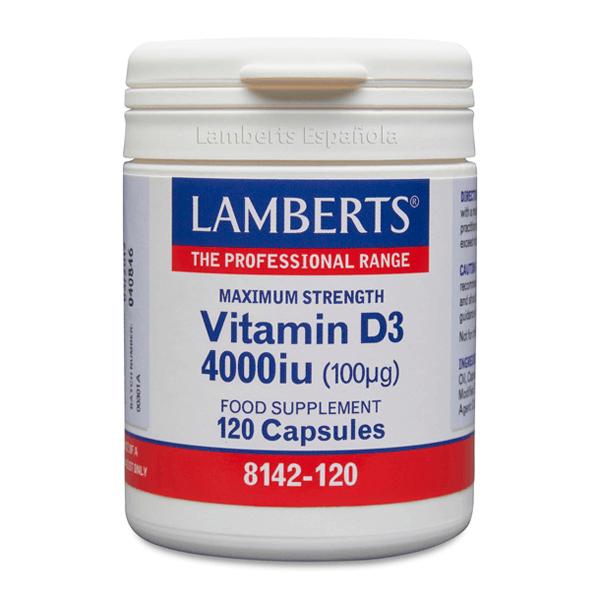 Vitamina D3 4000IU 100µg - Lamberts 0
