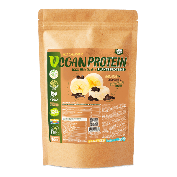 Vegan Protein presentación de 900g por IO.Genix en la categoría proteína vegetal y veganos