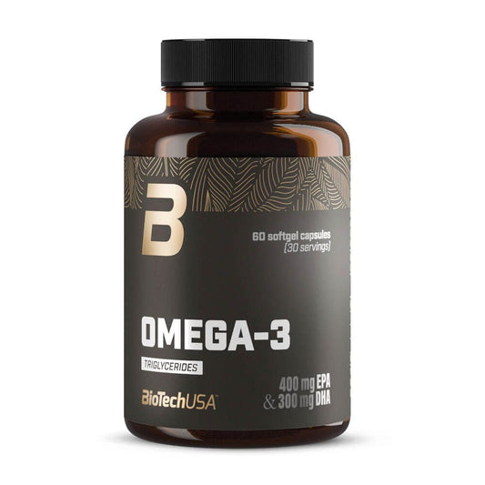 Triglicéridos de Ómega-3 da marca Biotech USA em Ómega 3