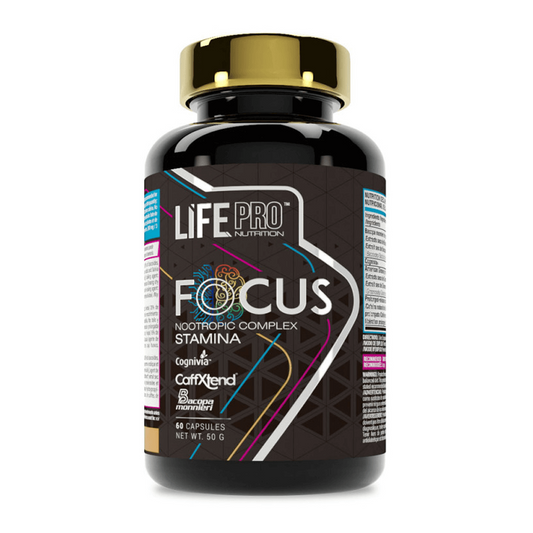 Complexo nootrópico Focus da marca LifePRO em Pré / Intra / Pós