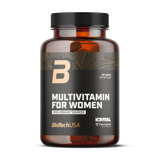Multivitamínico para Mulheres (Orgânico) da marca Biotech USA em Vitaminas e Minerais