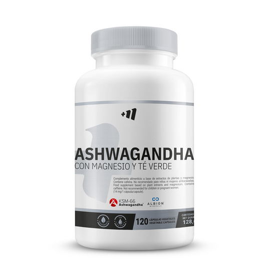 Ashwagandha KSM-666® com Magnésio Albion® e Chá Verde da marca Masmusculo Supplements em Produtos com KSM-66®