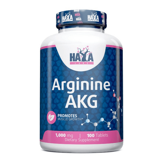 Arginina AKG 1000mg da marca Haya Labs em Pré / Intra / Pós