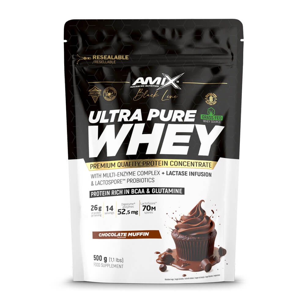 Ultra Pure Whey envase de 500g hecho por Amix Nutrition - proteina de suero whey