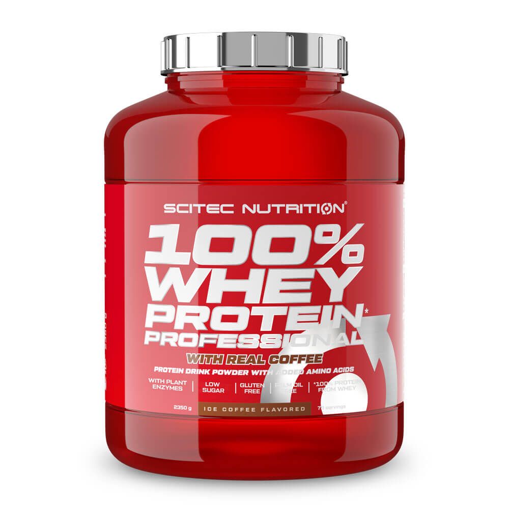 100% Whey Protein Professional bote de 2350g suplemento de proteina de suero whey de Scitec Nutrition