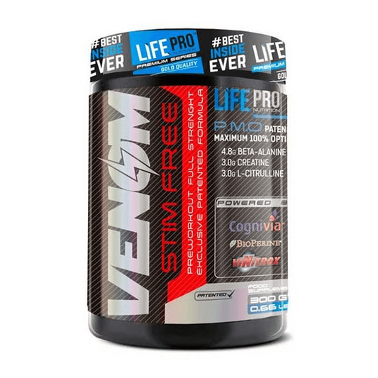 Venom sem estimulantes da marca LifePRO em LifePRO
