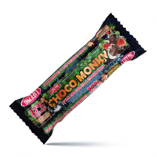 Tablete Choco Monky com 29% de proteína da marca LifePRO em LifePRO