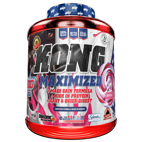Kong Gainer envase de 3 kg de BIG (Ganadores de Peso con proteína)