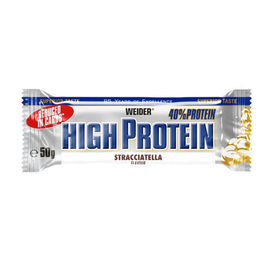 Barra 40% Low Carb HIGH PROTEIN da marca Weider em Weider