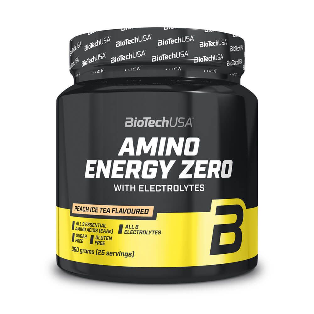 Amino Energy Zero con Electrolitos envase de 360g de la sección esenciales e hidrolizados por Biotech USA