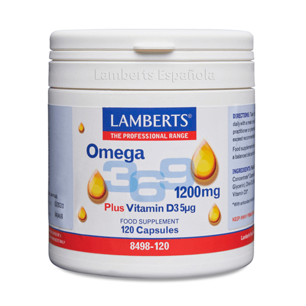 Ómega 3-6-9 + Vitamina D3 - Lamberts 0