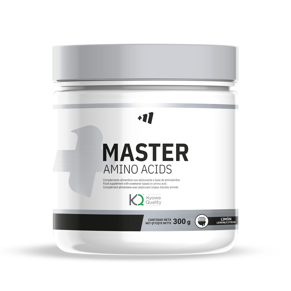 Master Amino bote de 300g del fabricante Masmusculo Supplements suplemento de esenciales e hidrolizados