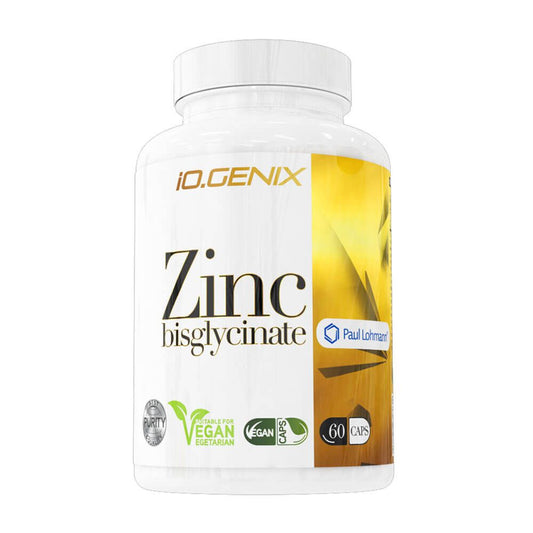Bisglicinato de zinco da marca IO.Genix em Vitaminas e Minerais