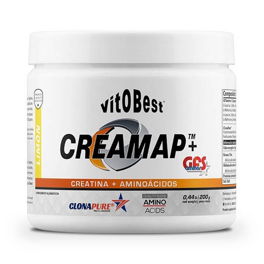 Creamap® + Aminoácidos GFS da marca VitoBest em Pré / Intra / Pós