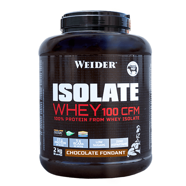 Isolate Whey 100 CFM de 2kg del fabricante Weider (Proteína de Aislado de Suero Isolate)