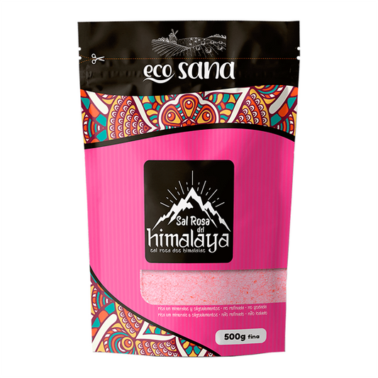 Sal rosa dos Himalaias da marca EcoSana em EcoSana