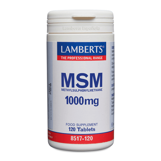 MSM 1000mg da marca Lamberts em Cuidados das articulações