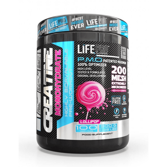 Creatina Monohidrato 200 Mesh (com sabor) da marca LifePRO em Creatina monohidratada