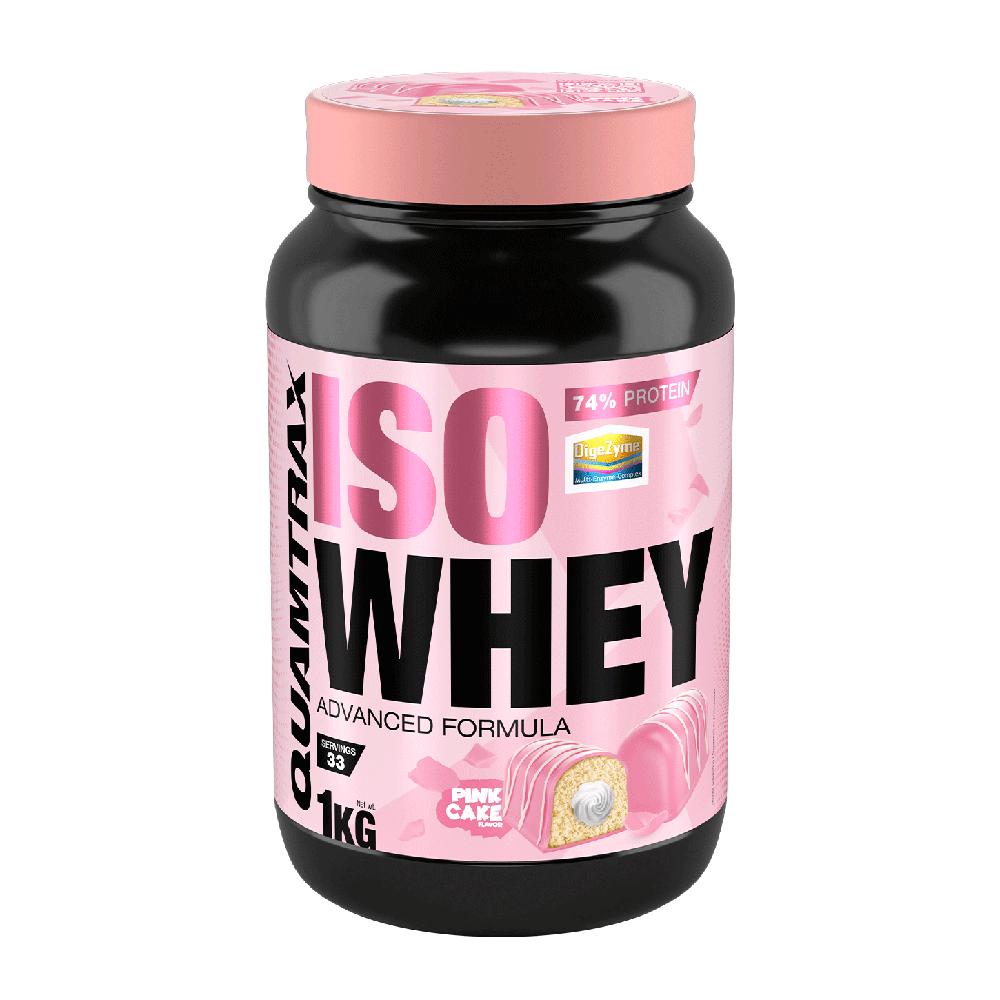 IsoWhey bote de 1kg de la sección proteína de aislado de suero isolate de Quamtrax