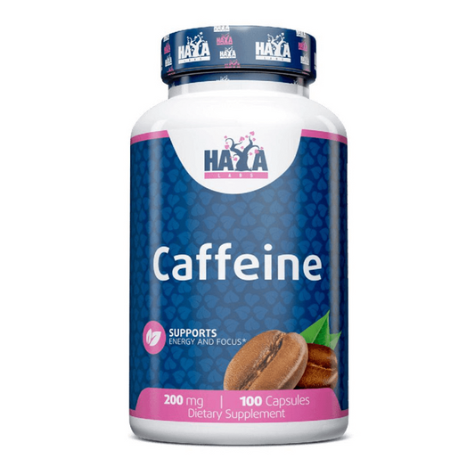 Cafeína 200mg da marca Haya Labs em Pré / Intra / Pós