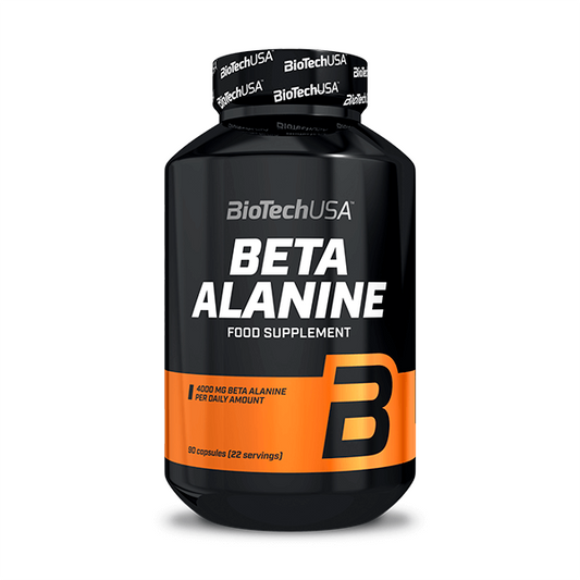 Beta-alanina em cápsulas da marca Biotech USA em Biotech USA
