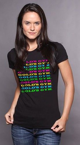 Camiseta Neon Repeat da marca Gold's Gym em Gold's Gym