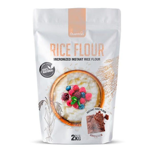 Farinha de arroz instantânea da marca Quamtrax em Farinha de arroz