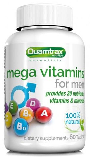 Mega Vitaminas para Homens da marca Quamtrax em Quamtrax