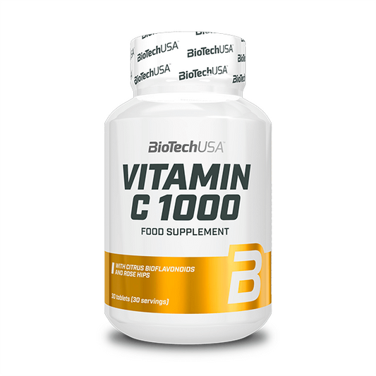 Vitamina C 1000 da marca Biotech USA em Vitaminas e Minerais