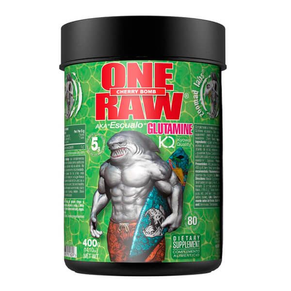 Raw One Glutamina envase de 400g de Zoomad Labs