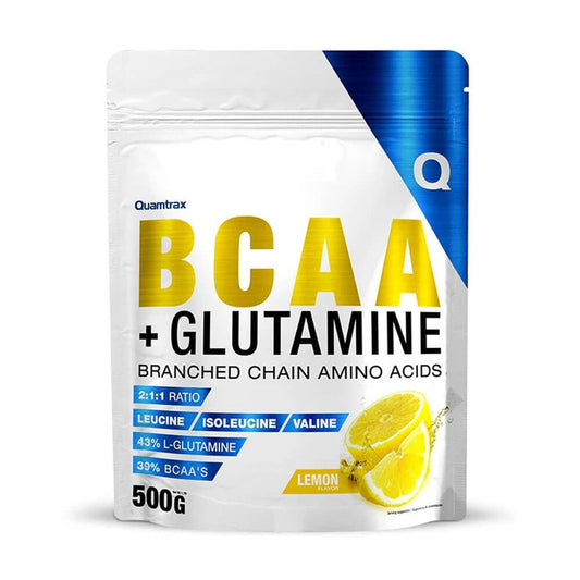 BCAA + Glutamina da marca Quamtrax em Aminoácidos