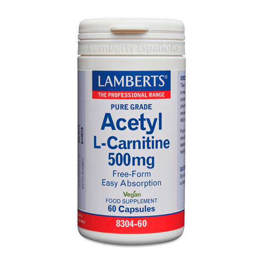 Acetil L-Carnitina 500mg da marca Lamberts em Lamberts
