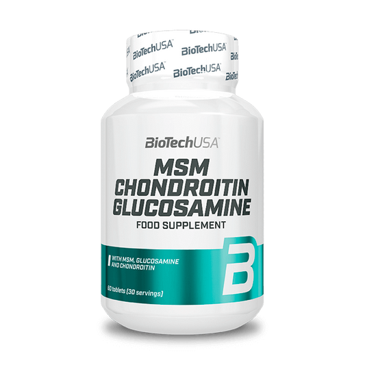 MSM Condroitina Glucosamina da marca Biotech USA em Biotech USA