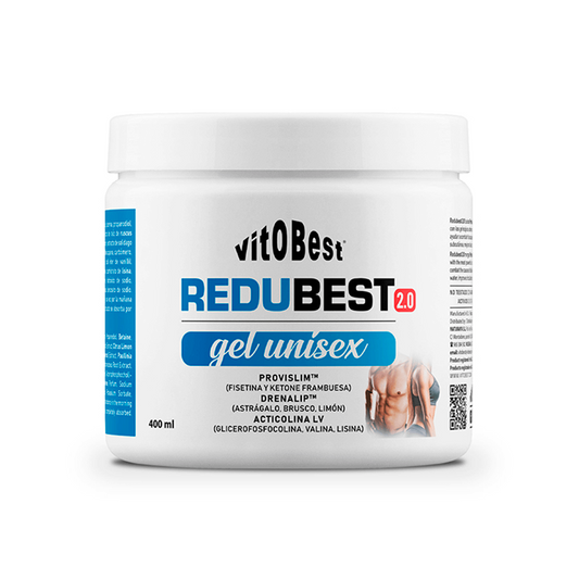 gel Redubest 2.0 da marca VitoBest em L-Carnitina e cafeína