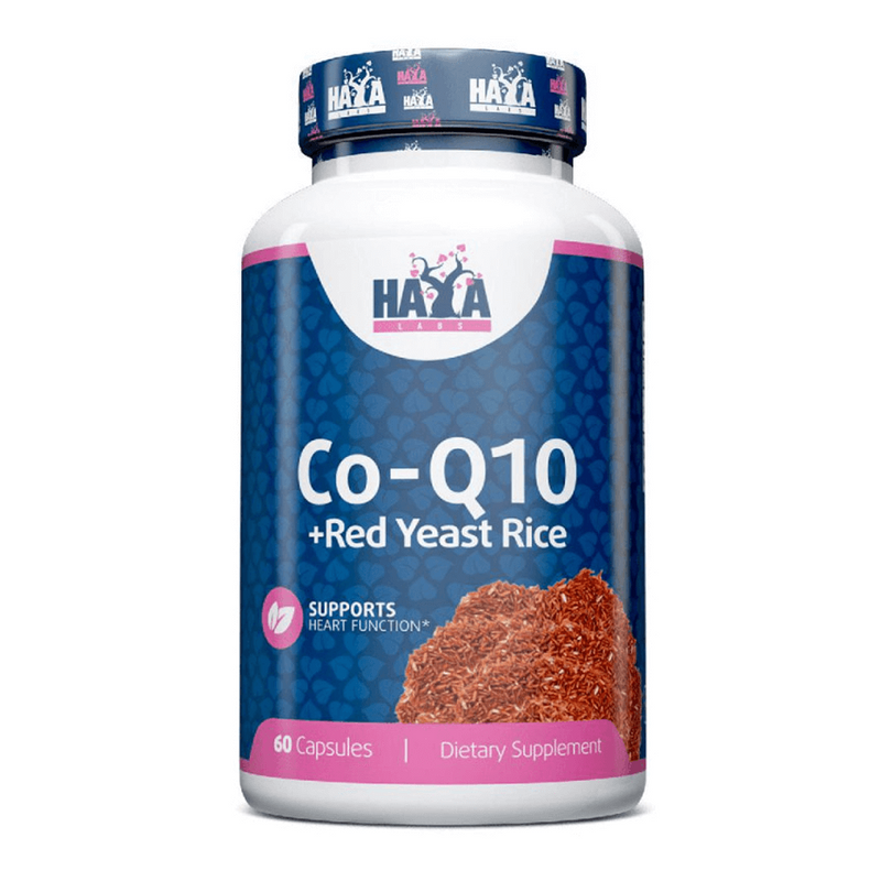 CoQ10 60 mg e Levedura Vermelha de Arroz 500mg - Haya Labs 0