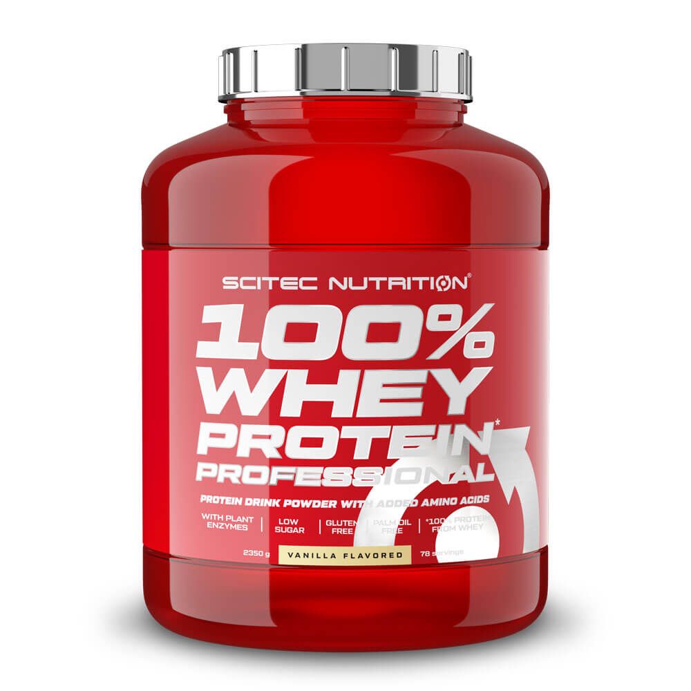 100% Whey Protein Professional bote de 2350g de la categoría proteina de suero whey de Scitec Nutrition