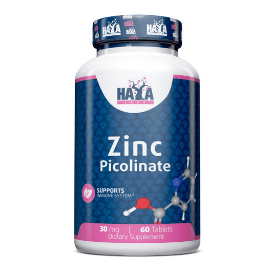 Picolinato de Zinco 30mg da marca Haya Labs em Minerais
