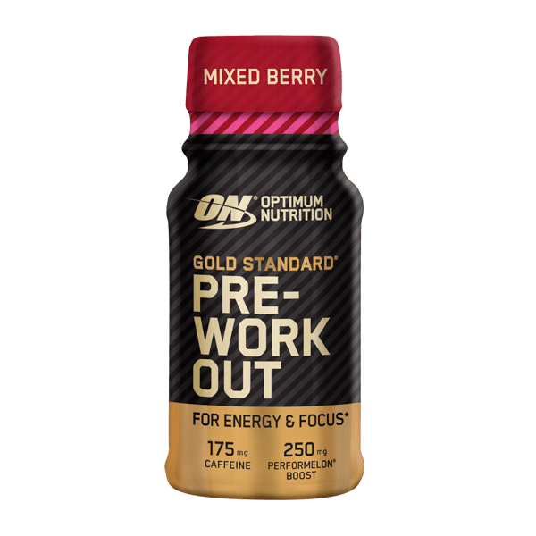 Gold Standard Pre-Workout Shot de 60ml en la categoría pre entreno hecho por Optimum Nutrition