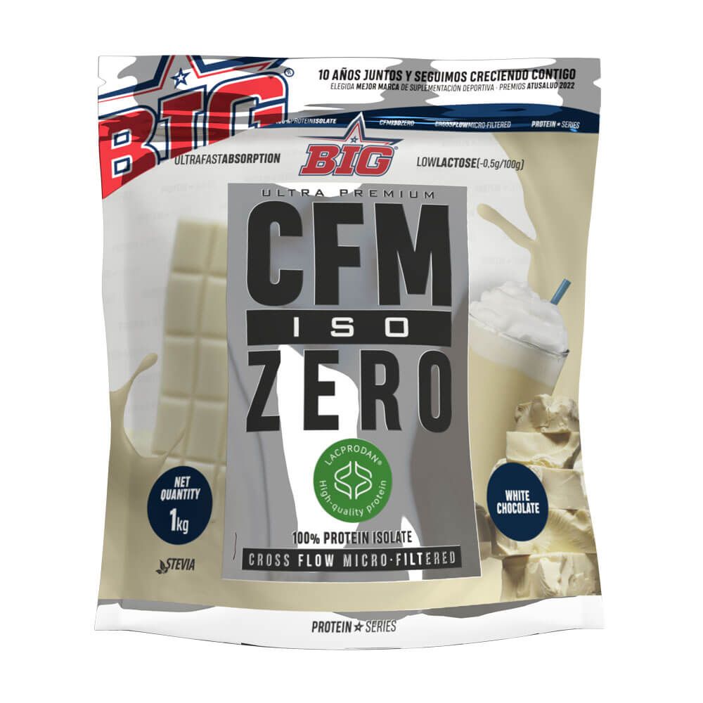 CFM ISO Zero presentación de 1kg por BIG - proteína de aislado de suero isolate